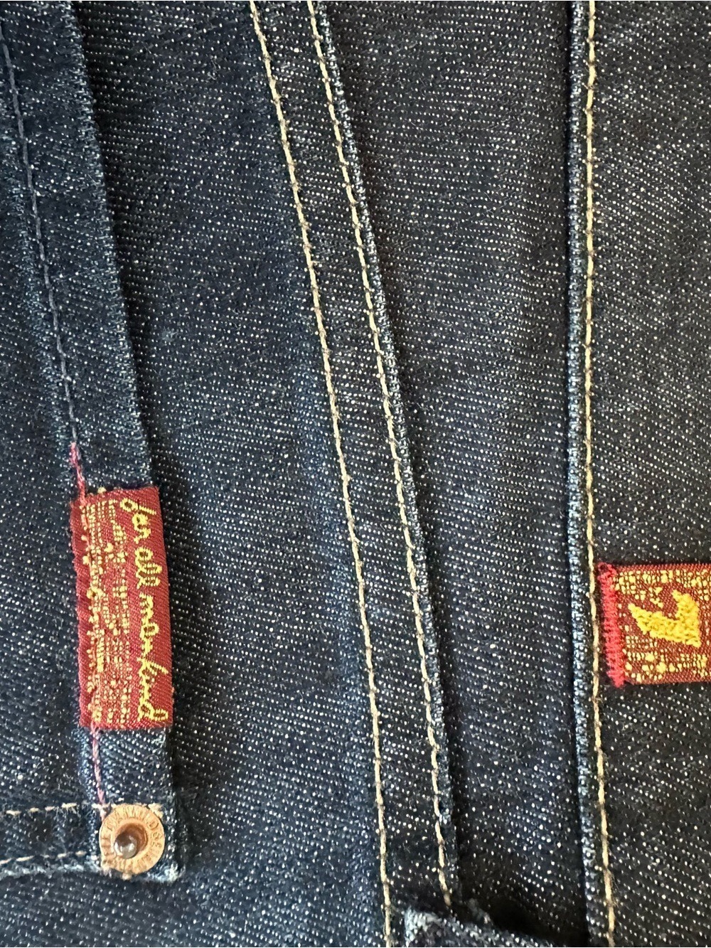 7 For All Mankind Jeans Size 26 Straight Leg Dark Wash Denim Women - Picture 8 of 9